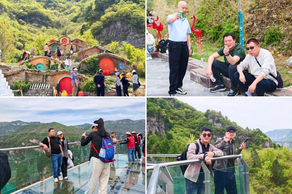 凝心聚力向未来 ▏力威实业组织全体员工峰林峡一日游活动